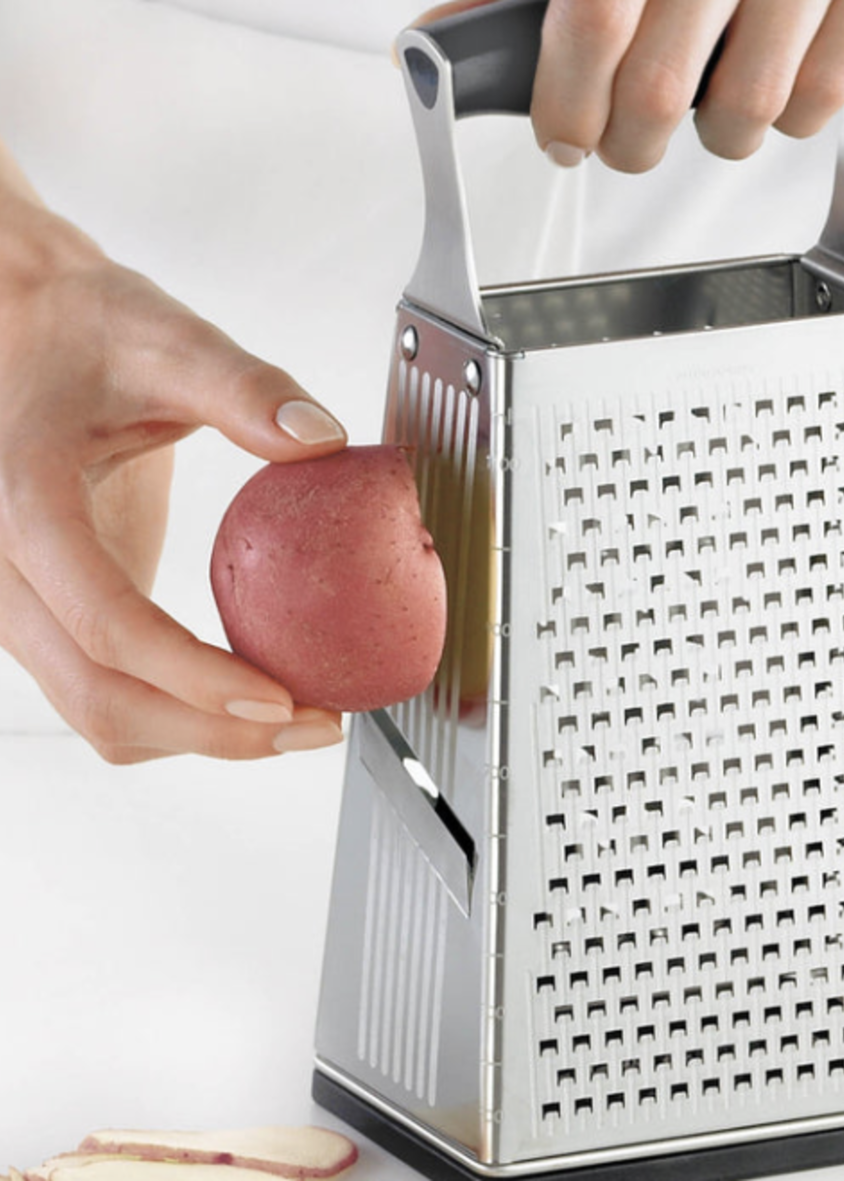 4 Sided Box Grater with Surface Glide Tech