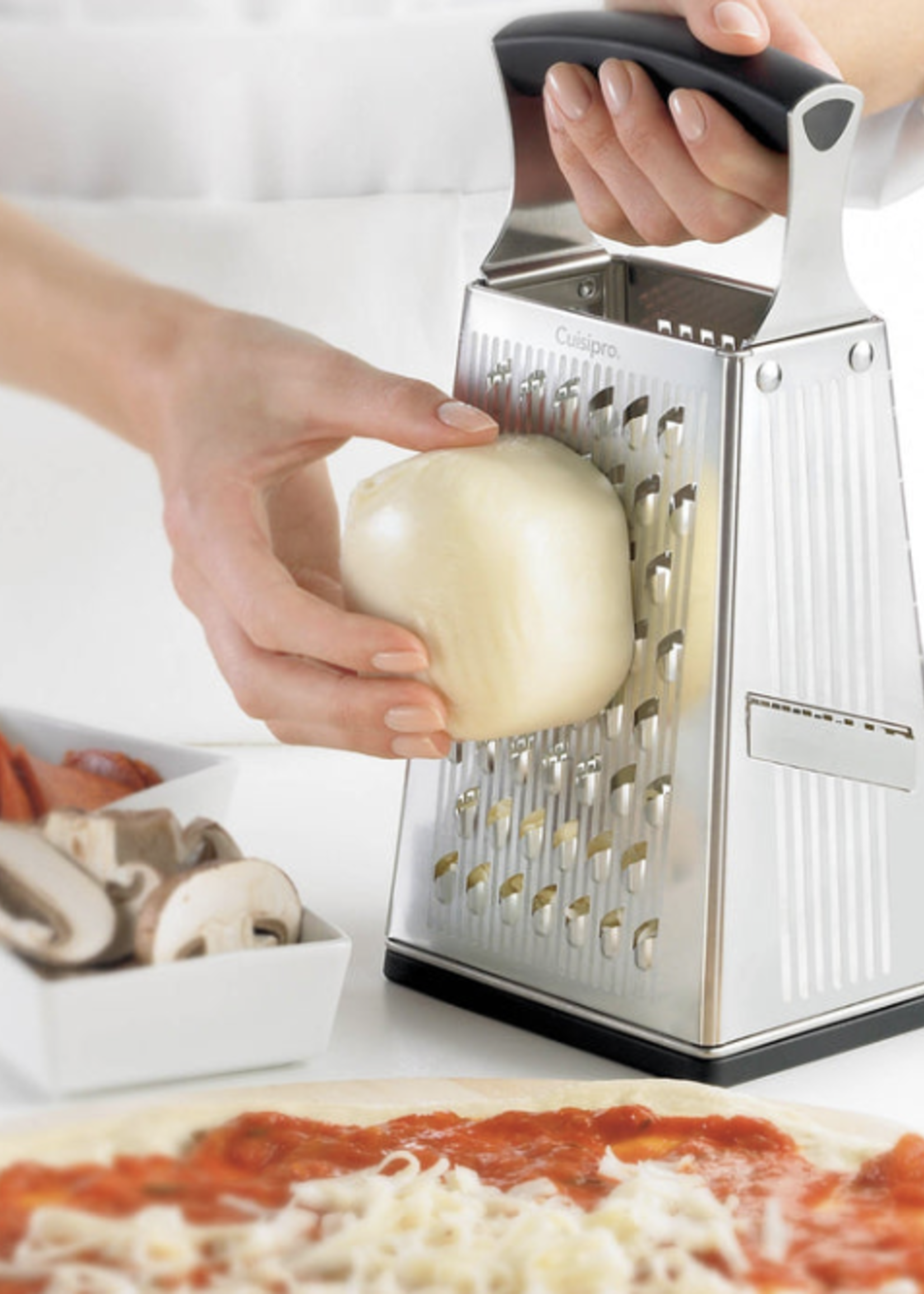 4 Sided Box Grater with Surface Glide Tech