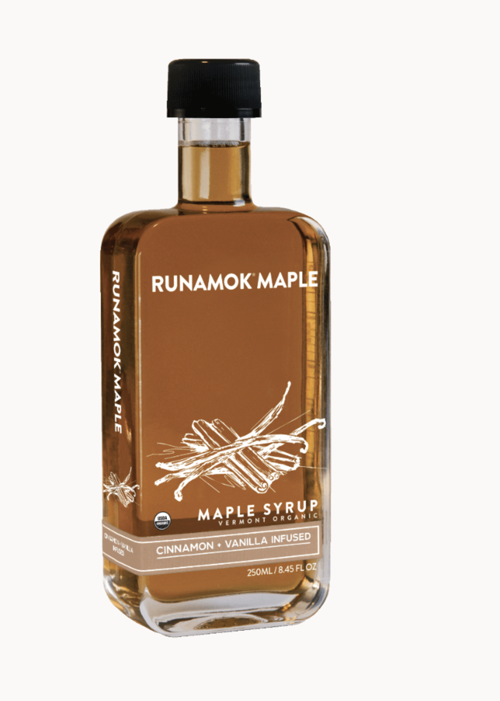 Cinnamon + Vanilla Infused Maple Syrup