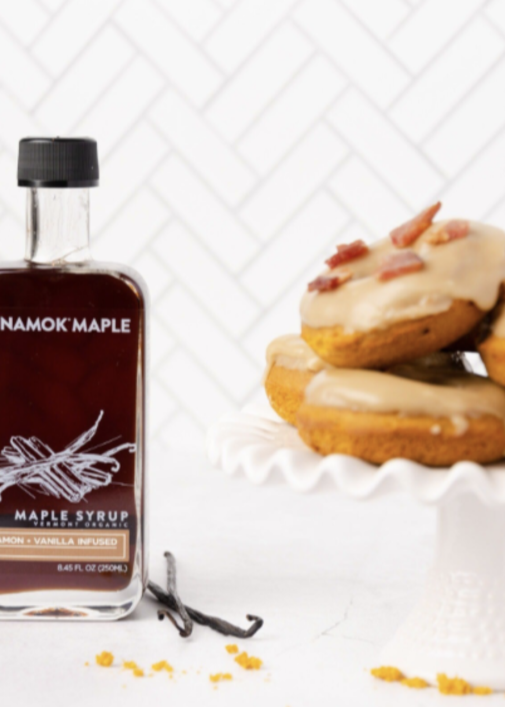 Cinnamon + Vanilla Infused Maple Syrup