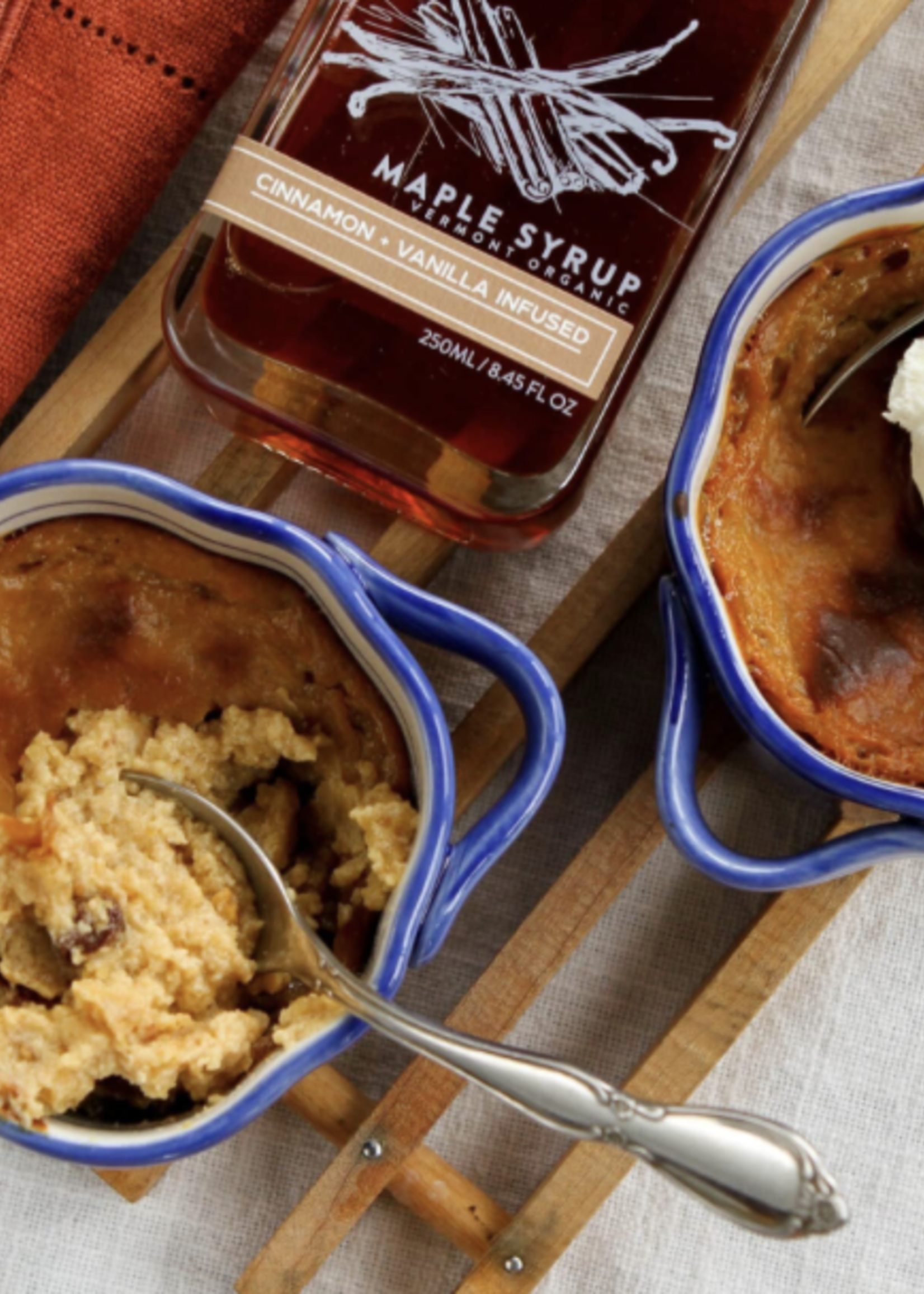 Cinnamon + Vanilla Infused Maple Syrup