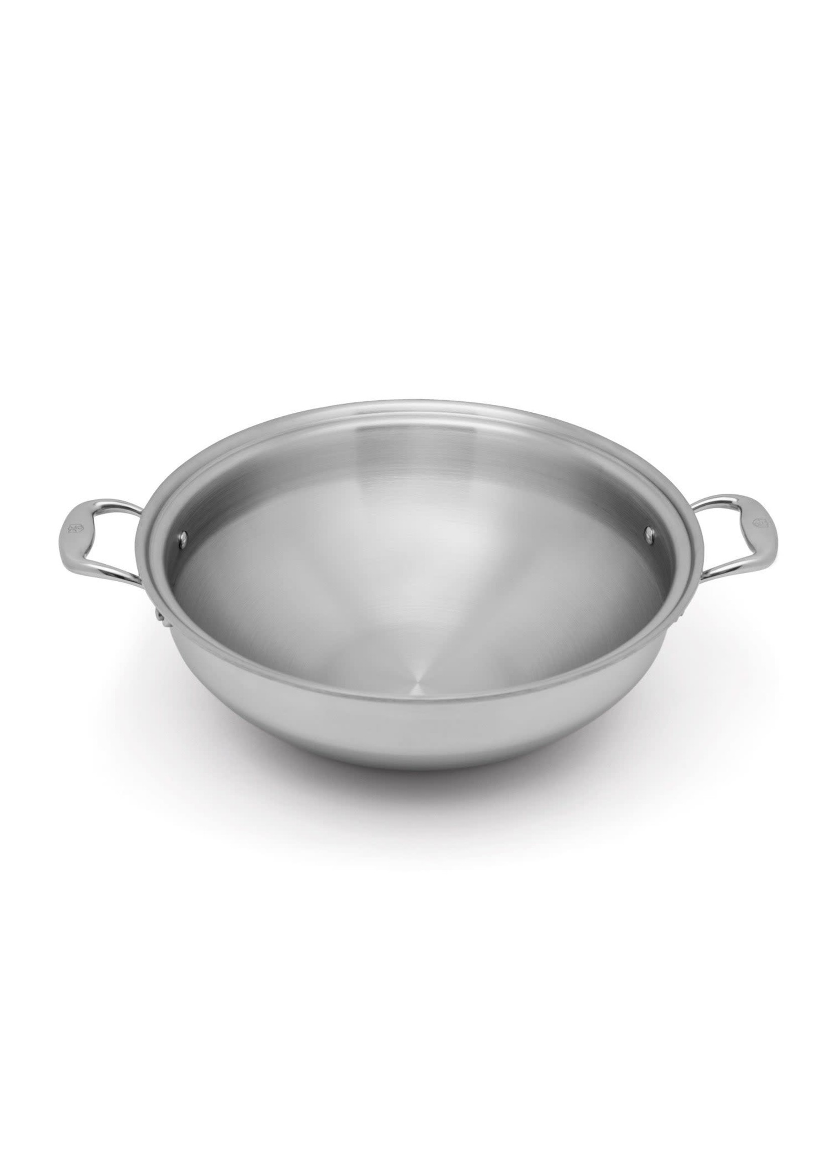 13.5 Stainless Steel French Skillet with Lid, Heritage Steel