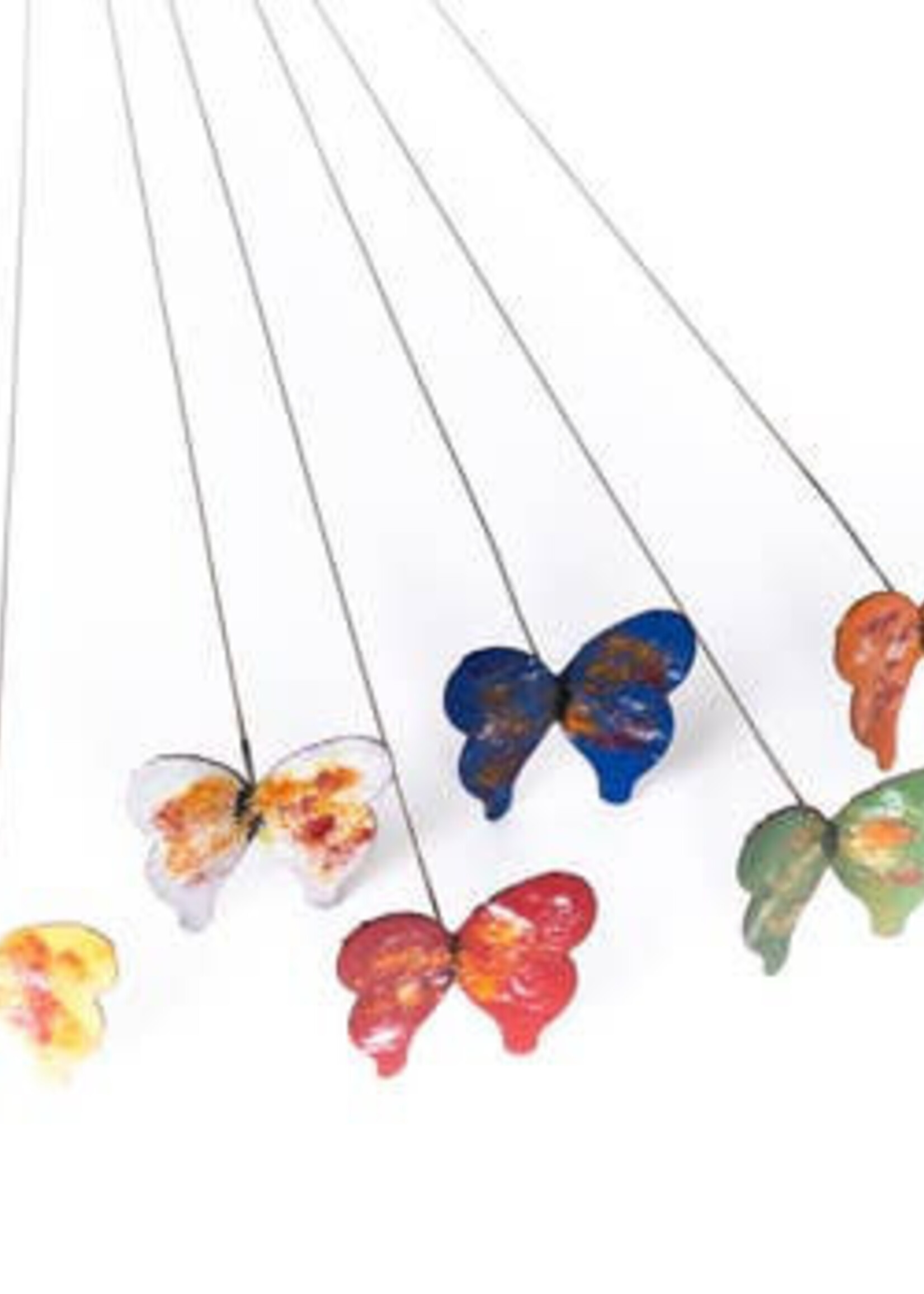 MED Enamel Butterfly Stake