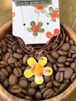 Copper Enamel Necklace