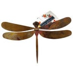 Annabelle Designs Copper Dragonfly Garden Stake