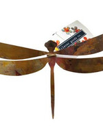 Copper Dragonfly Garden Stake