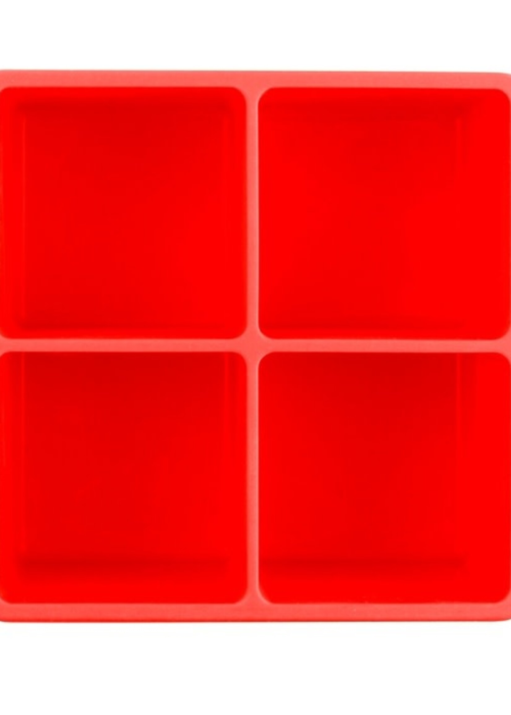 Red 2 Pack XL Cube Ice Tray