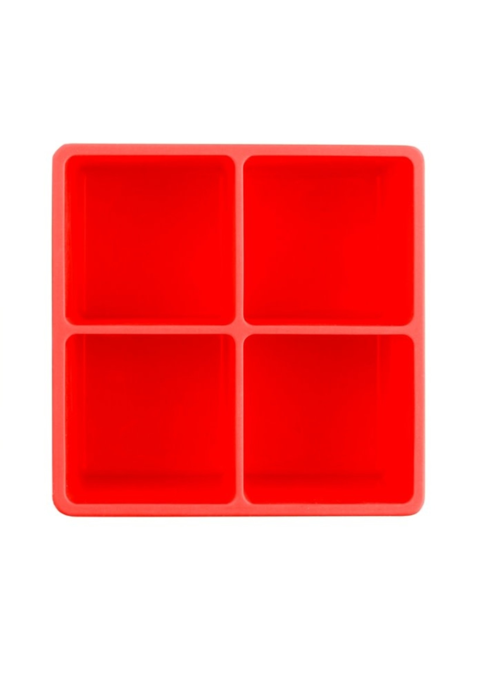 Dexas Red 2 Pack XL Cube Ice Tray