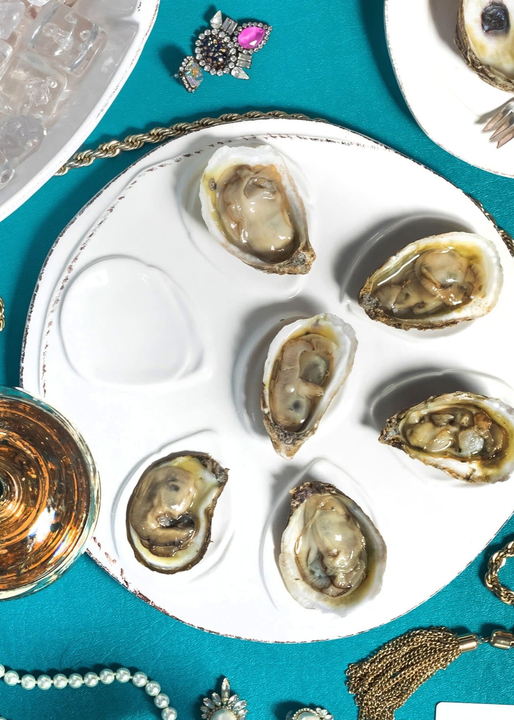 Vietri Lastra Oyster Plate Retired w/ Sale Price