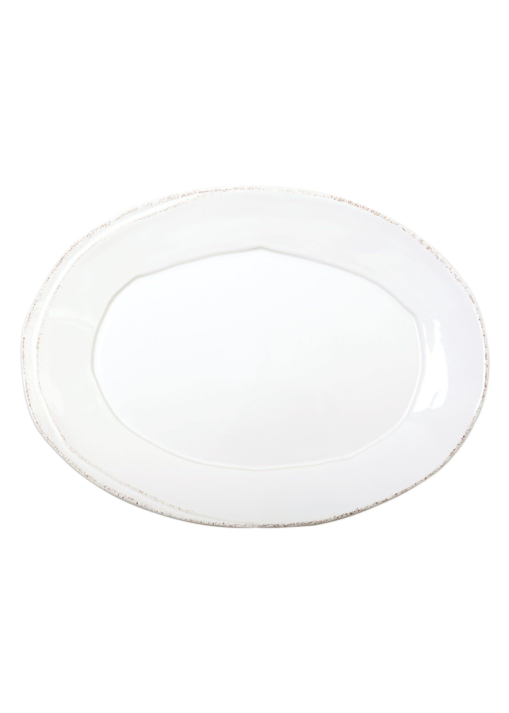 Vietri Lastra White SM Oval Platter