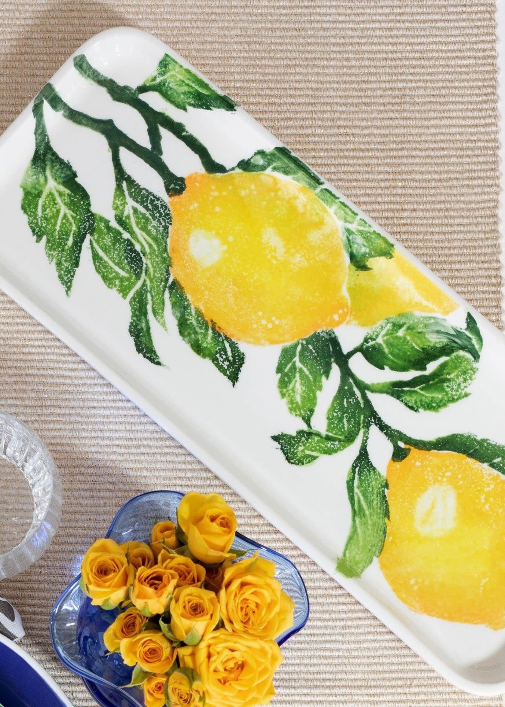 Vietri Limoni Rectangular Tray Retired 2024