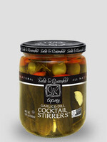 Tipsy Cocktail Stirrers - Garlic & Dill Pickle