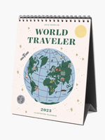 Rifle Paper World Traveler 2023 Desk Calendar
