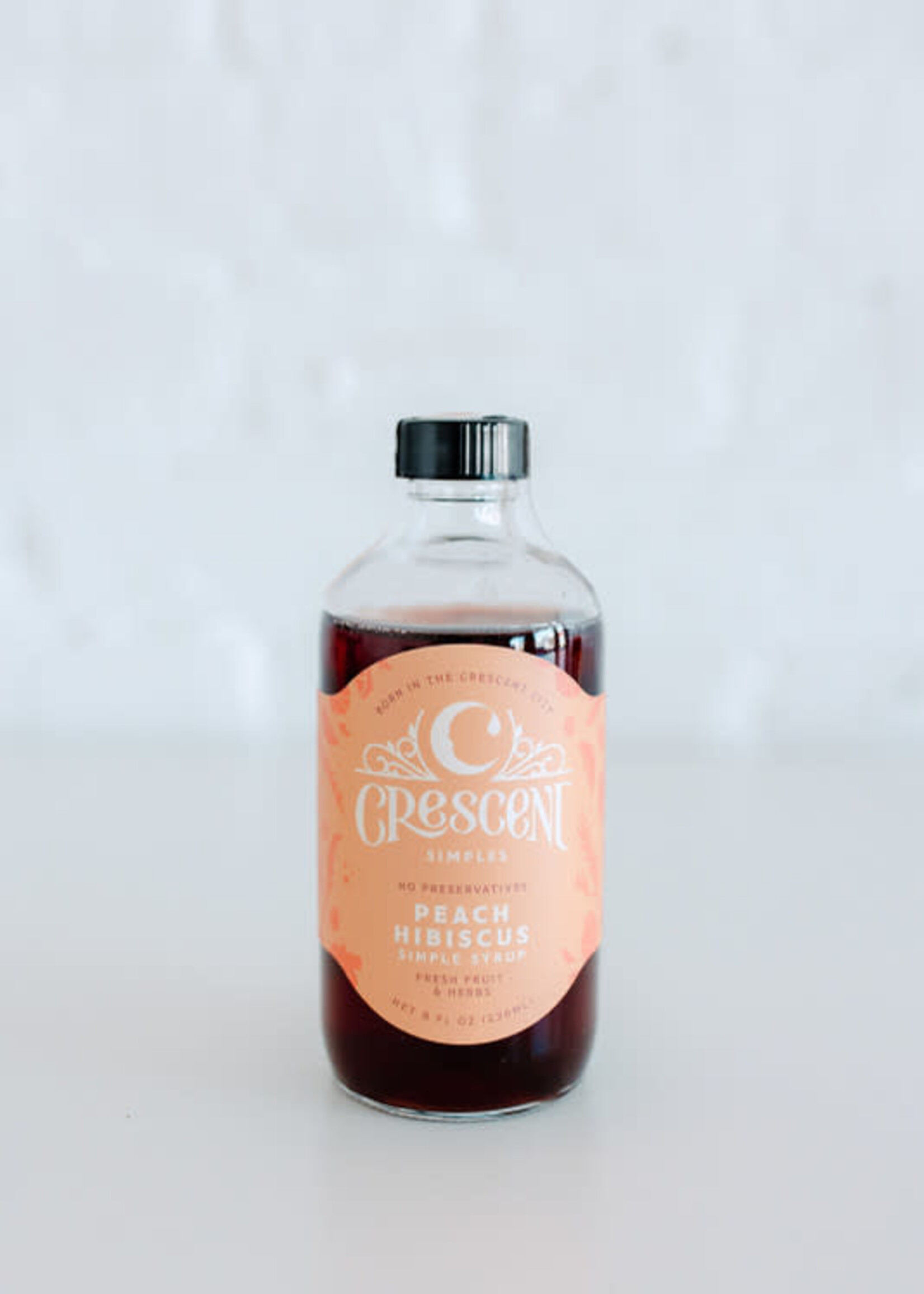 Peach Hibiscus Simple Syrup