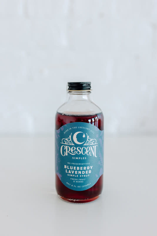 Crescent Simple Blueberry Lavender Simple Syrup The Kitchen Table