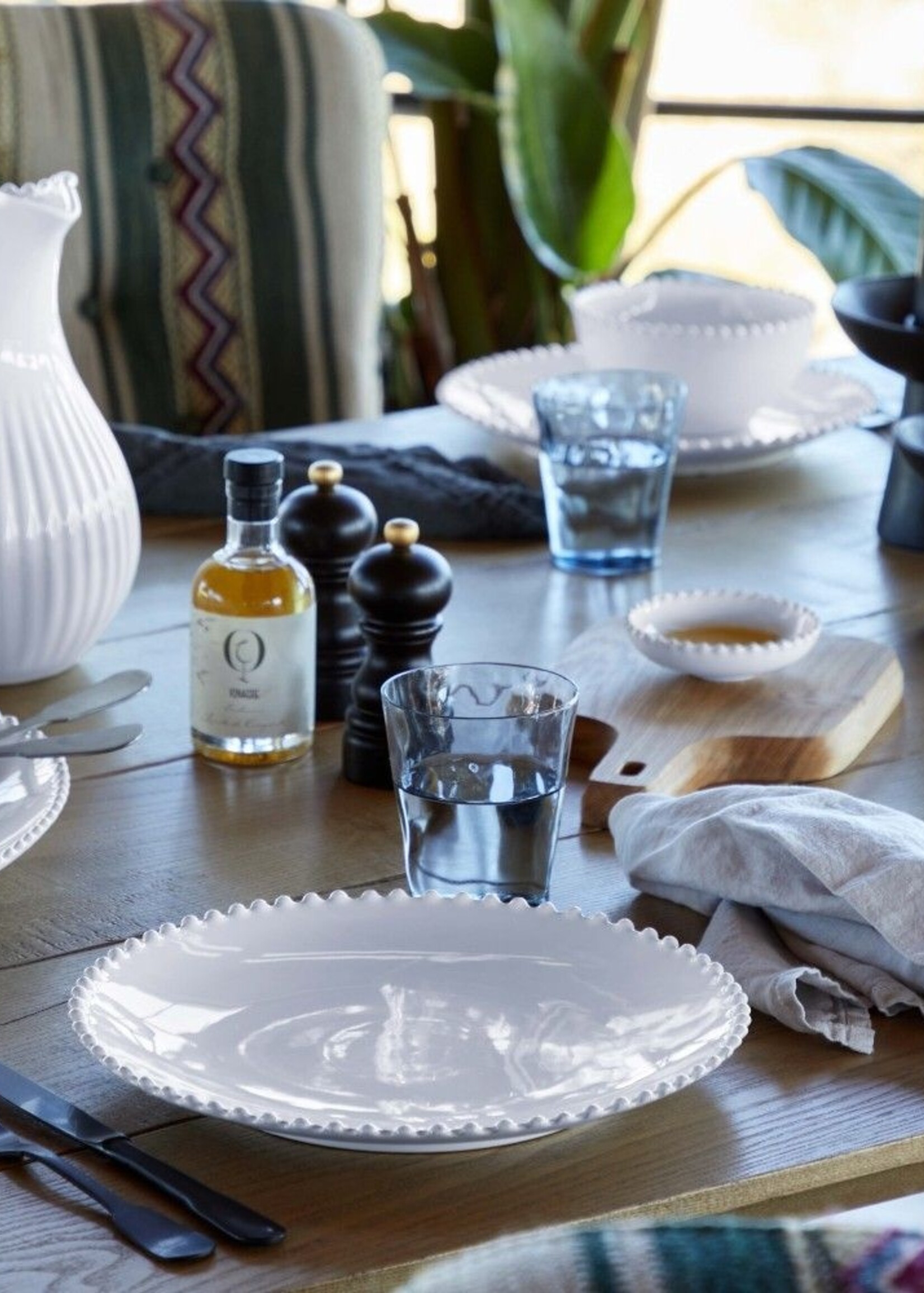 Pearl White Salad Plate