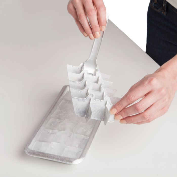 Old-Time Aluminum Ice Cube Tray