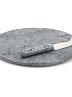 RSVP Grey Marble Cheese Board & Knife