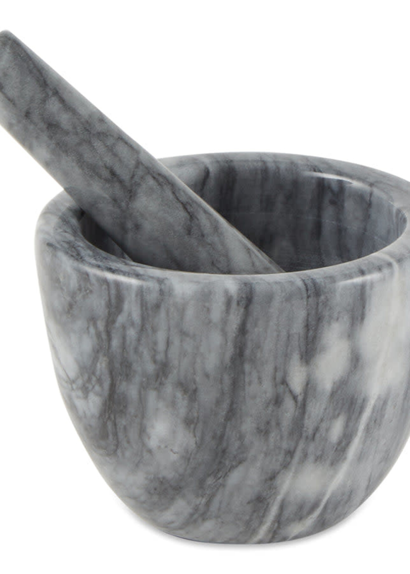 Grey Marble Mortar & Pestle