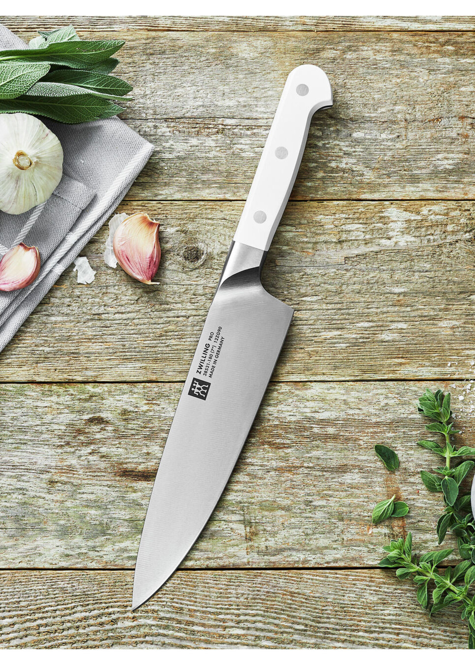 Zwilling Pro Le Blanc 7" SLIM Chef's Knife Special