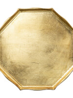 Vietri Florentine Gold Octagonal Tray