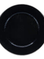 Golden Rabbit Dinner Plate : Solid Black Retired