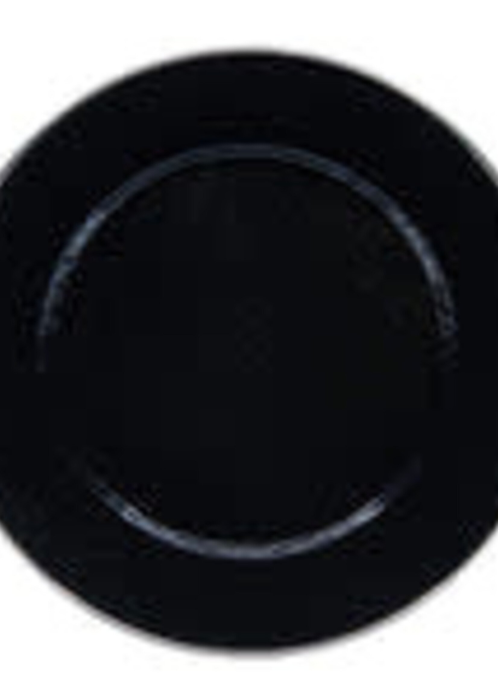 Golden Rabbit Dinner Plate : Solid Black Retired
