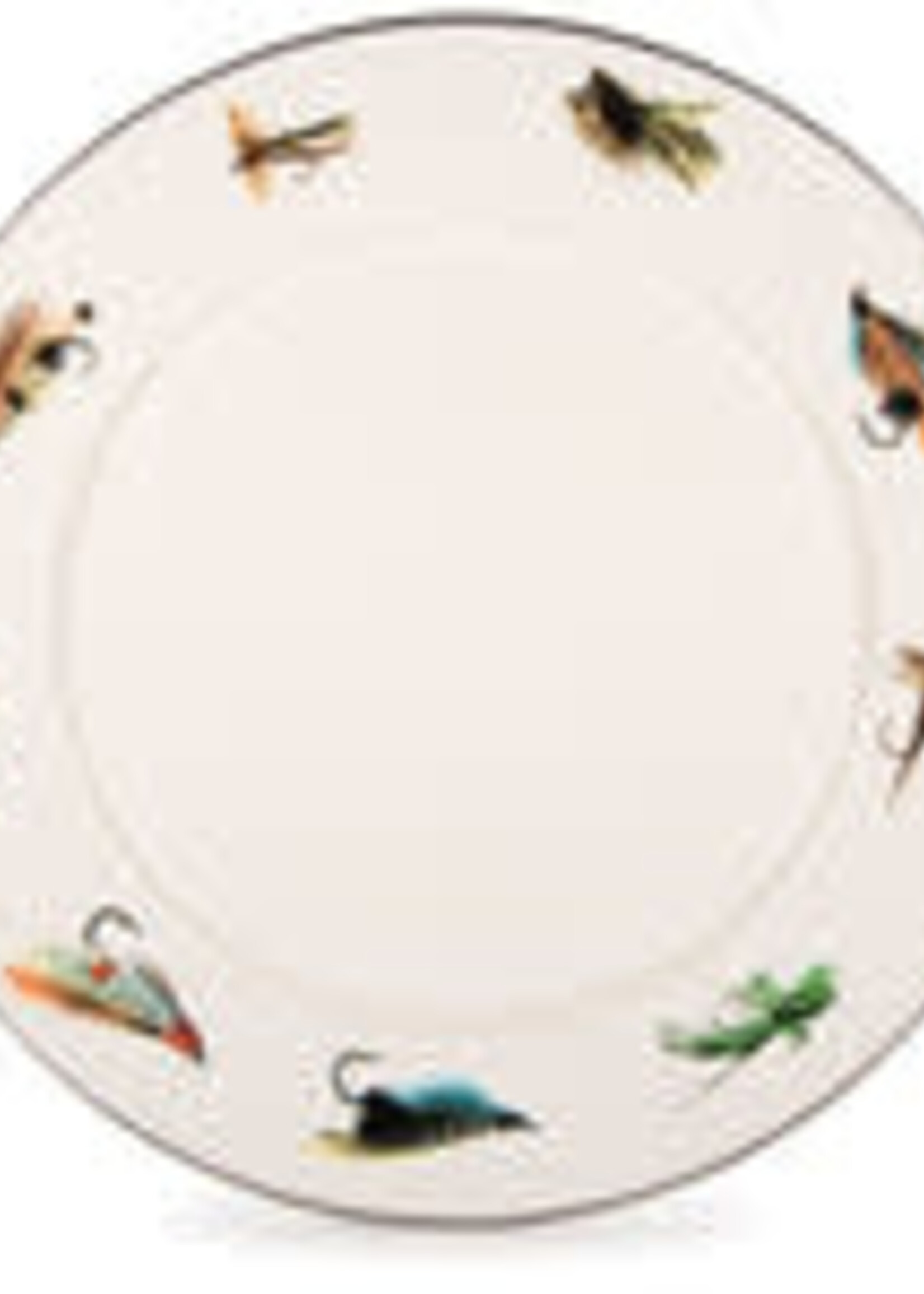 Golden Rabbit Dinner Plate : Fishing Fly