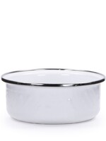 Golden Rabbit Soup Bowl : Solid White