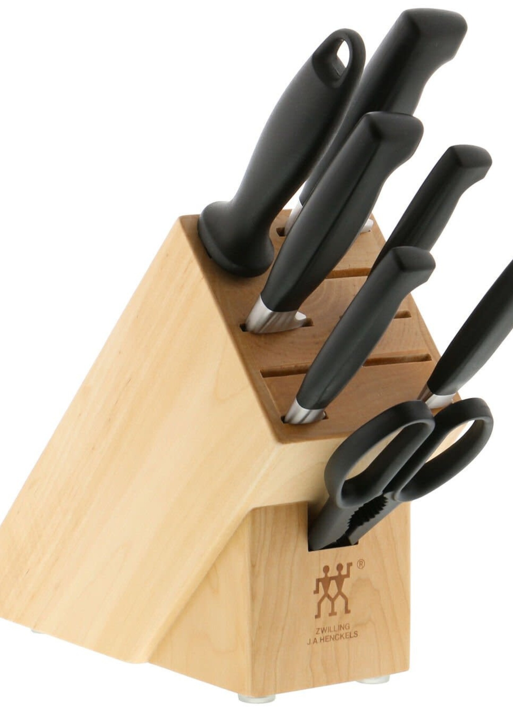 Zwilling Four Star 8pc Block Set - Natural Birch Wood Zwillingfest Special