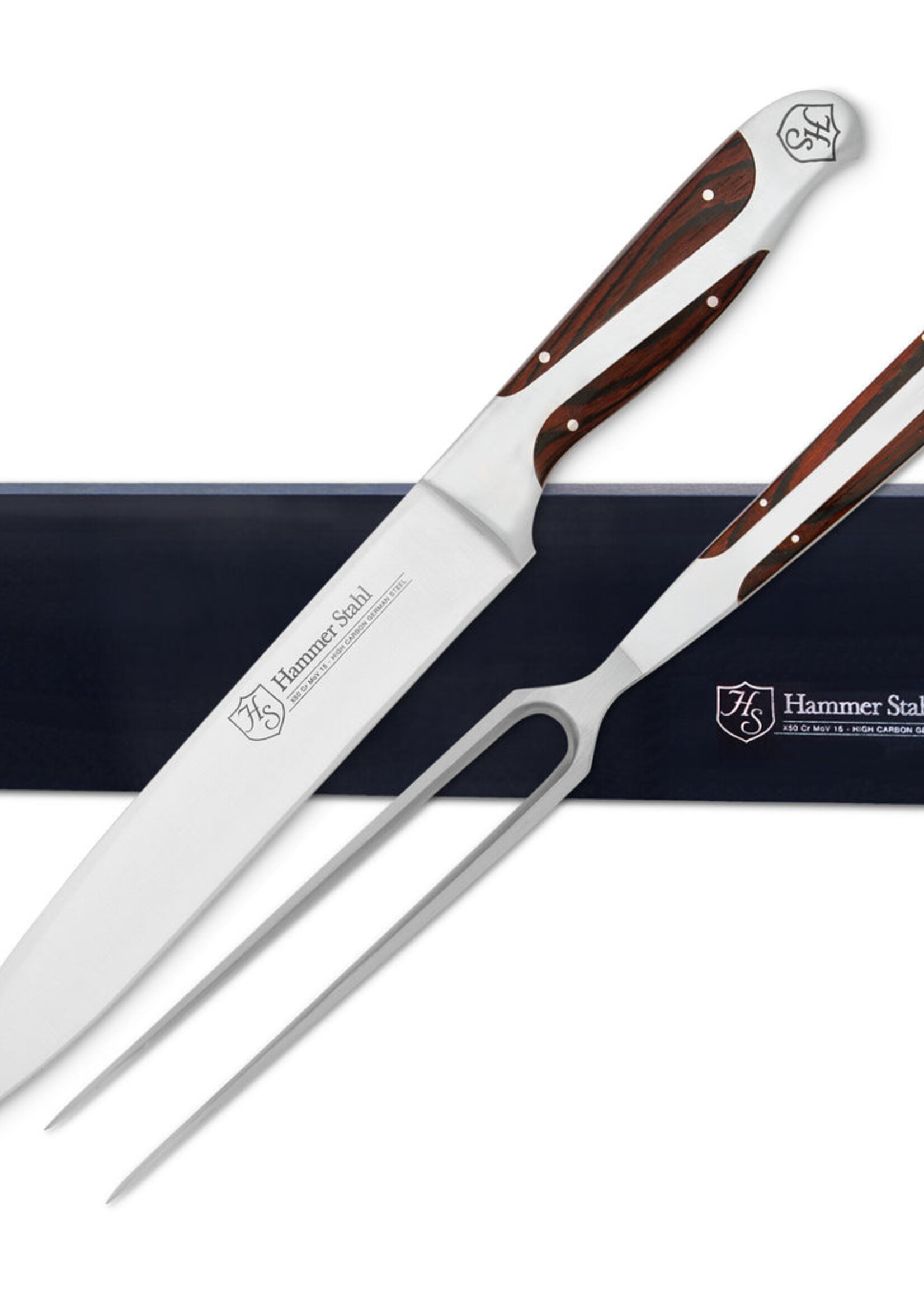 Heritage Steel Carving Knife & Fork Set