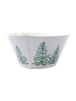 Vietri Lastra Holiday Medium Stacking Serving Bowl