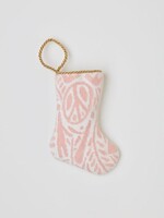 Bauble Stockings Bauble Stocking Peace Love Joy in Pink Retired