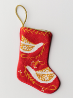Bauble Stockings Bauble Stocking Peace On Earth Red Retired