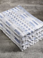 Delilah Home DH Kitchen Towel s/4 Blue Check