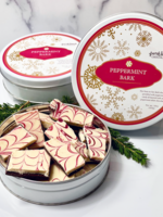 French Broad Chocolates Peppermint Bark Tin