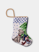 Bauble Stockings "Are Those For Me?" Puppy (For Pete's Sake Pottery) Retired