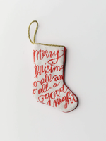 Bauble Stockings Merry Christmas