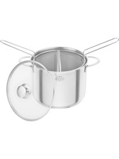 Ballarini 8-Qt Stainless Steel Pasta Pot With Lid And Strainers