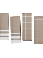 Zwilling Kitchen Towels - 4pc Taupe