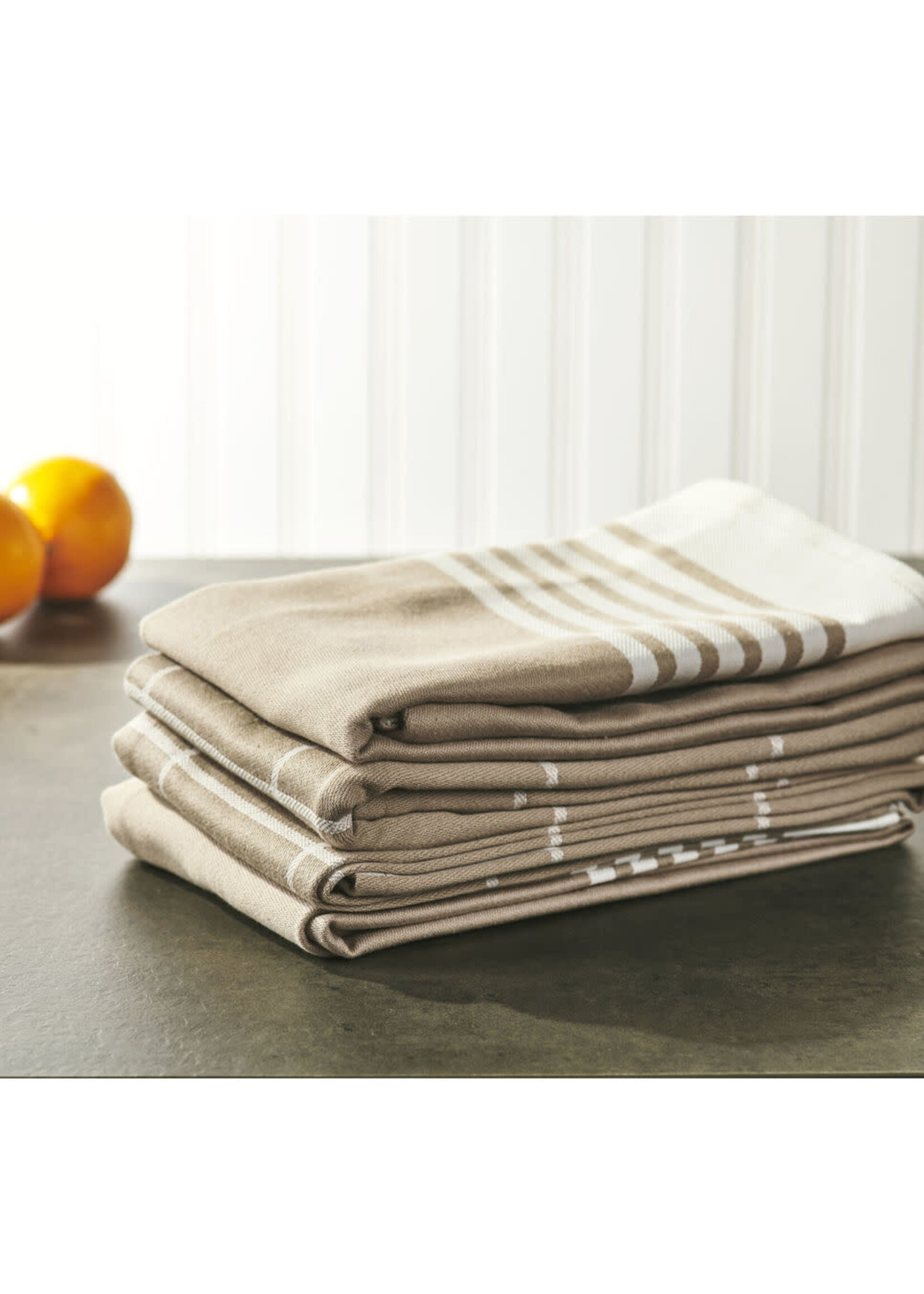 Zwilling Kitchen Towels - 4pc Taupe