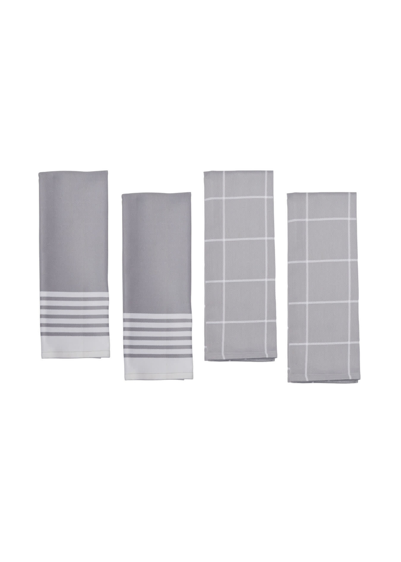 Zwilling 4pc Grey Kitchen Towels Fall Promo