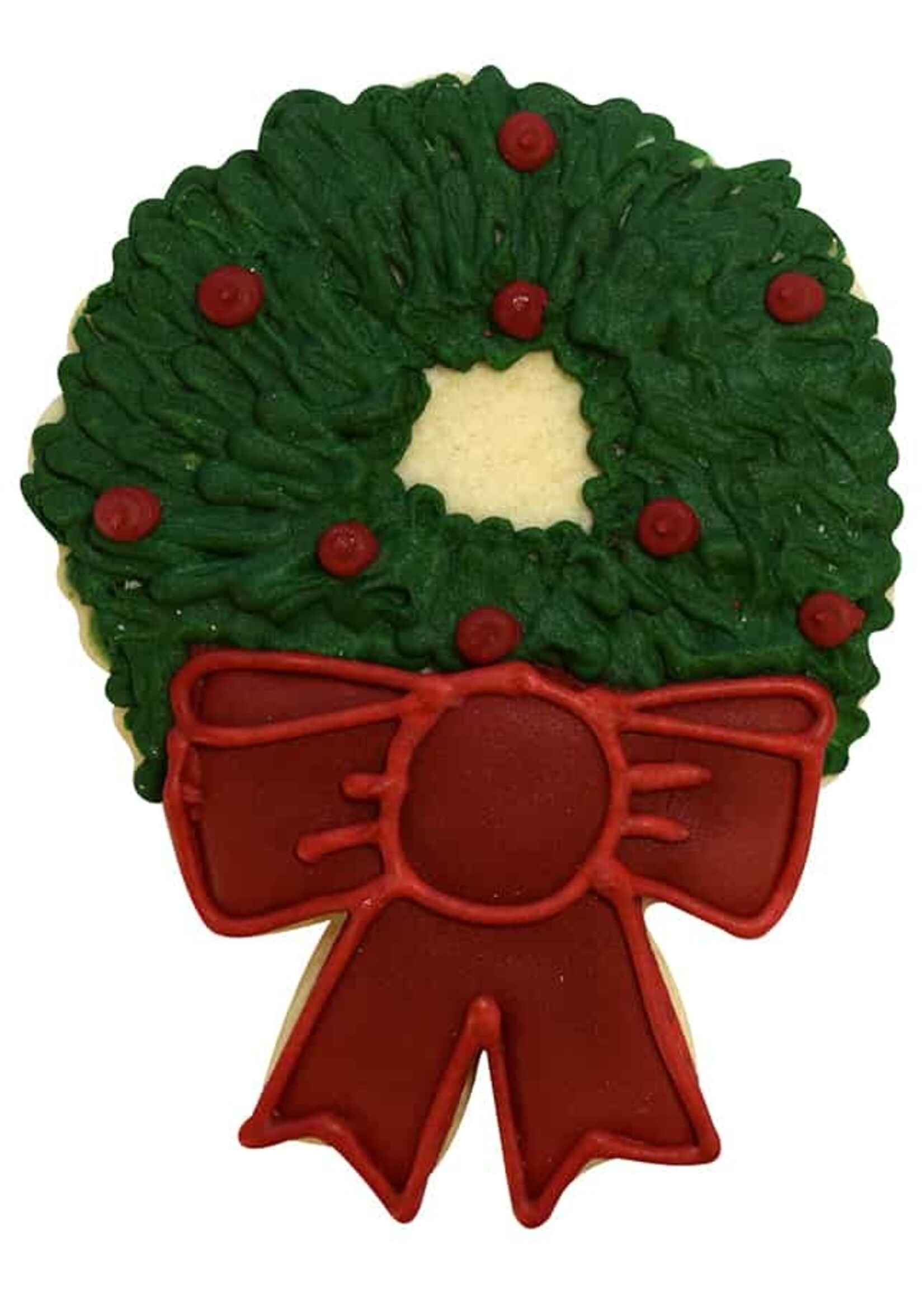 R & M Green Christmas Wreath Cookie Cutter