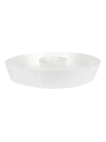 Vietri Melamine Lastra White Chip and Dip Retired 2024