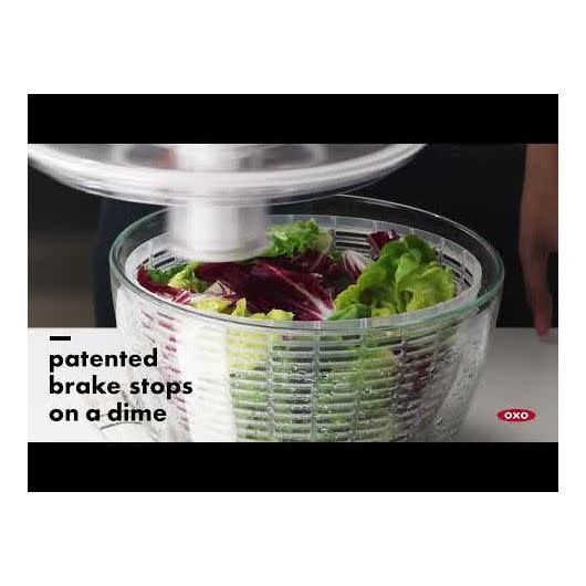 Oxo GG Glass Salad Spinner - The Kitchen Table