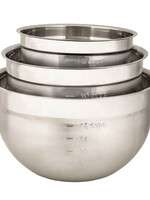 Mixing Bowl Set : Stainless 3pc