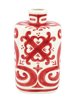 Vietri Mosaico Red Oval Vase LG Retired w/ Sale Price