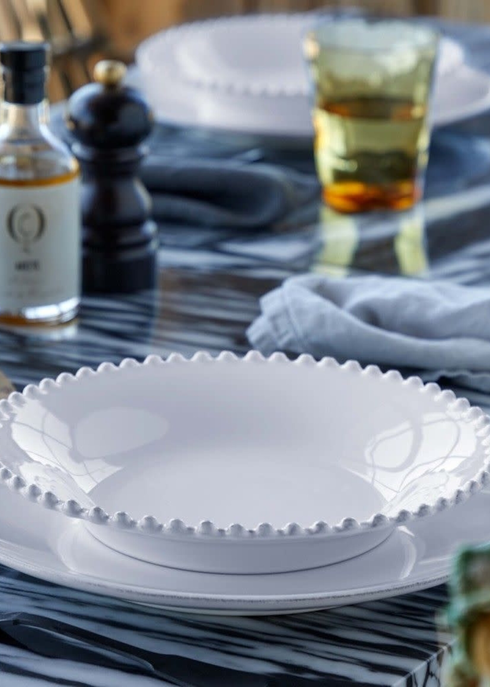 Pearl White Soup/Pasta Plate