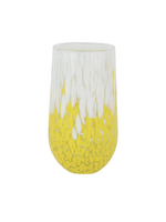 Vietri Nuvola White and Yellow High Ball