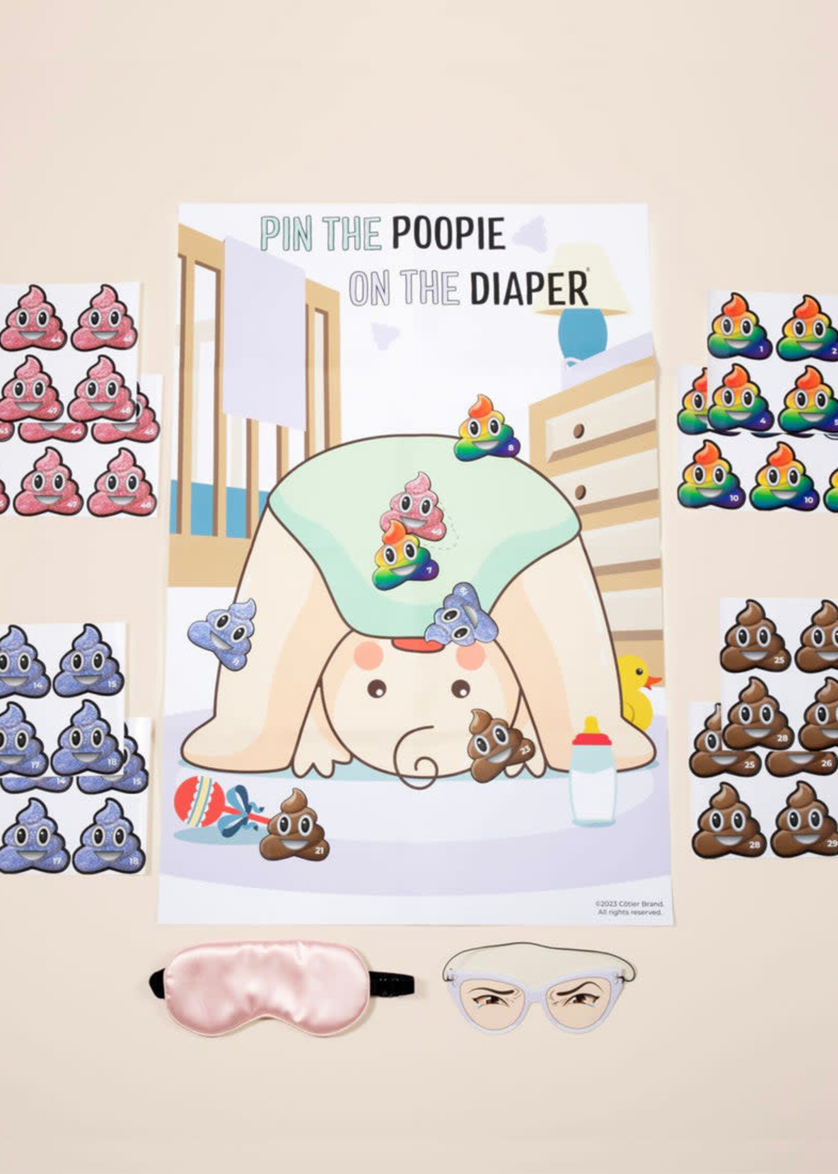 Cotier Pin the Poopie on the Diaper
